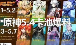 4. 4卡池爆料最新,新角色与神秘机制即将揭晓